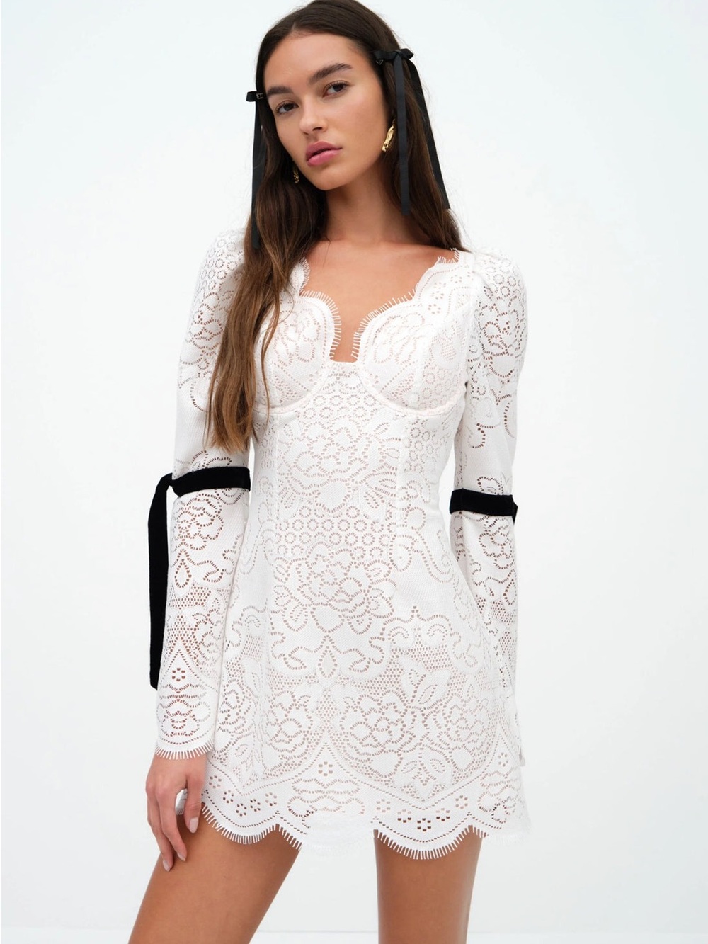 For Love & Lemons Araceli Mini Dress